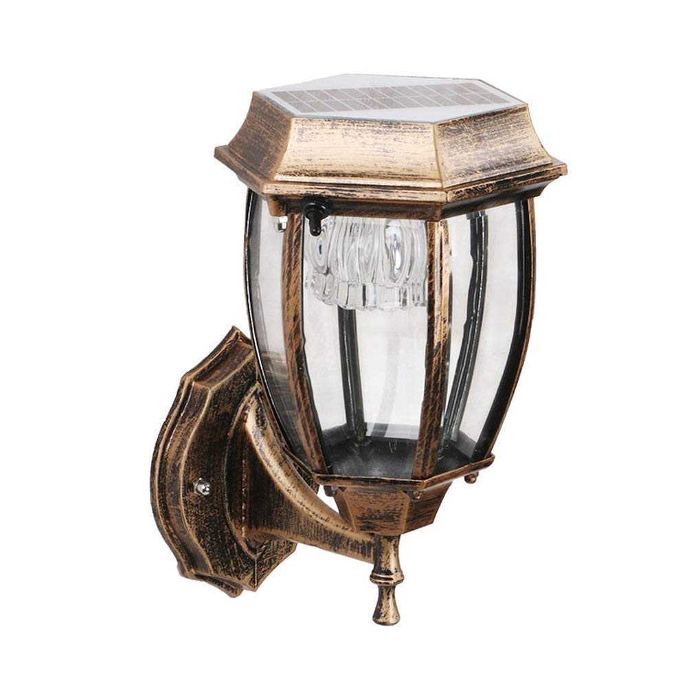 Waterproof Solar Motion Sensor Wall Light - High Brightness LED Outdoor Lighting for Courtyard, Garage, Gate, Patio, Porch & Yard | Wireless Aluminum Solar Lantern for Indoor & Outdoor Use | Perfect for Security, Pathway & Garden Decoration