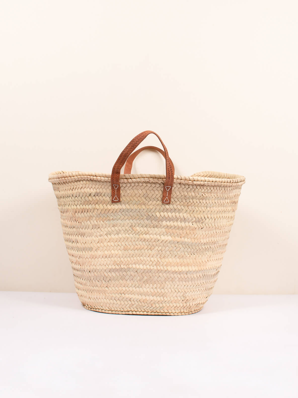 Parisienne Woven Basket Bag - Stylish Tan Handbag for Women, Perfect for Beach, Picnic, and Summer Outings