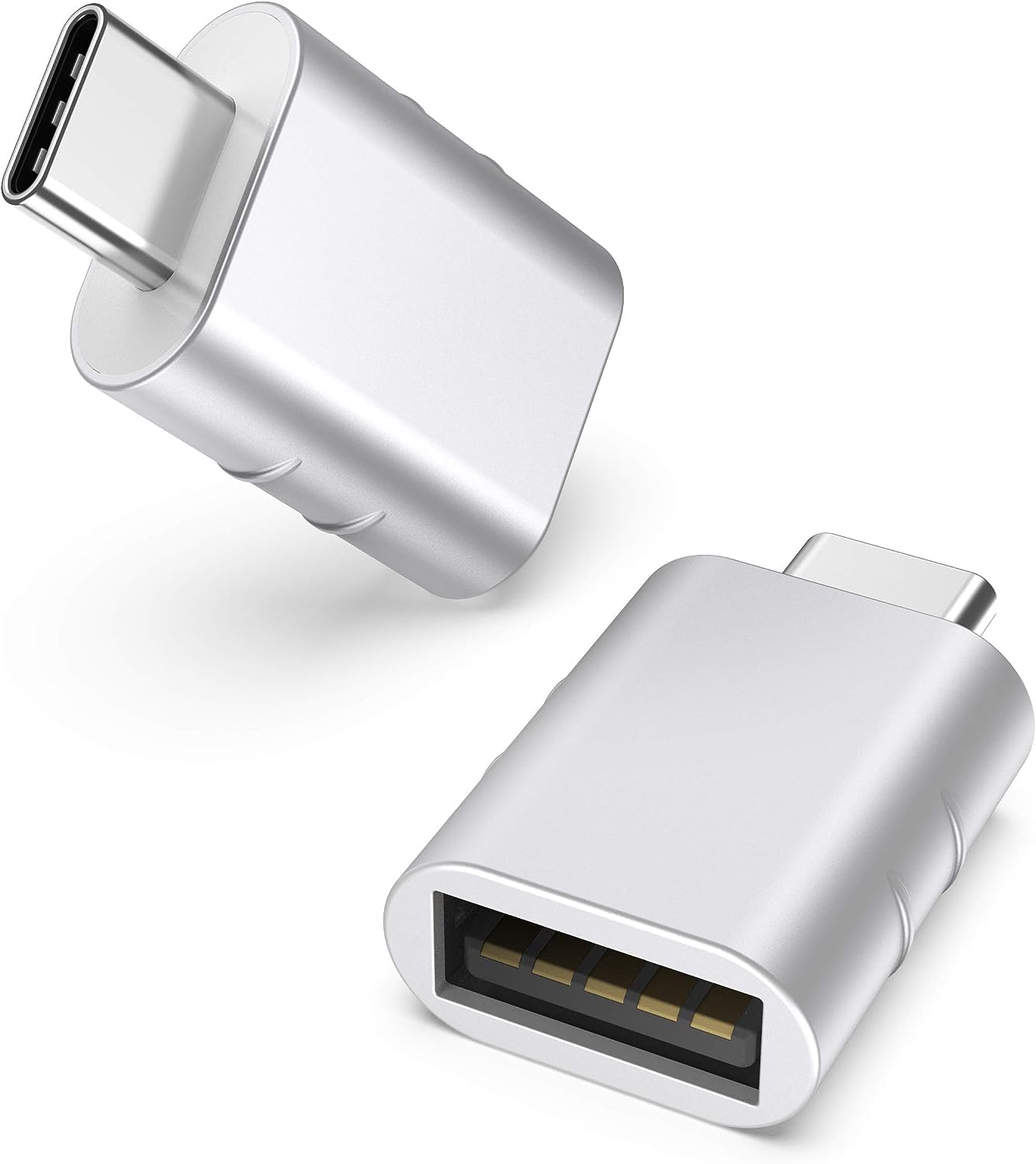 Casperi USB C to USB Adapter 3-Pack - USB-C Male to USB-A Female Converter for MacBook Pro/Air, iPad Mini, Thunderbolt 4, iPhone 16/15, Samsung S24/S23 - Compatible with Flash Drives, External Hard Drives & OTG Devices for Home, Office & Travel Use
