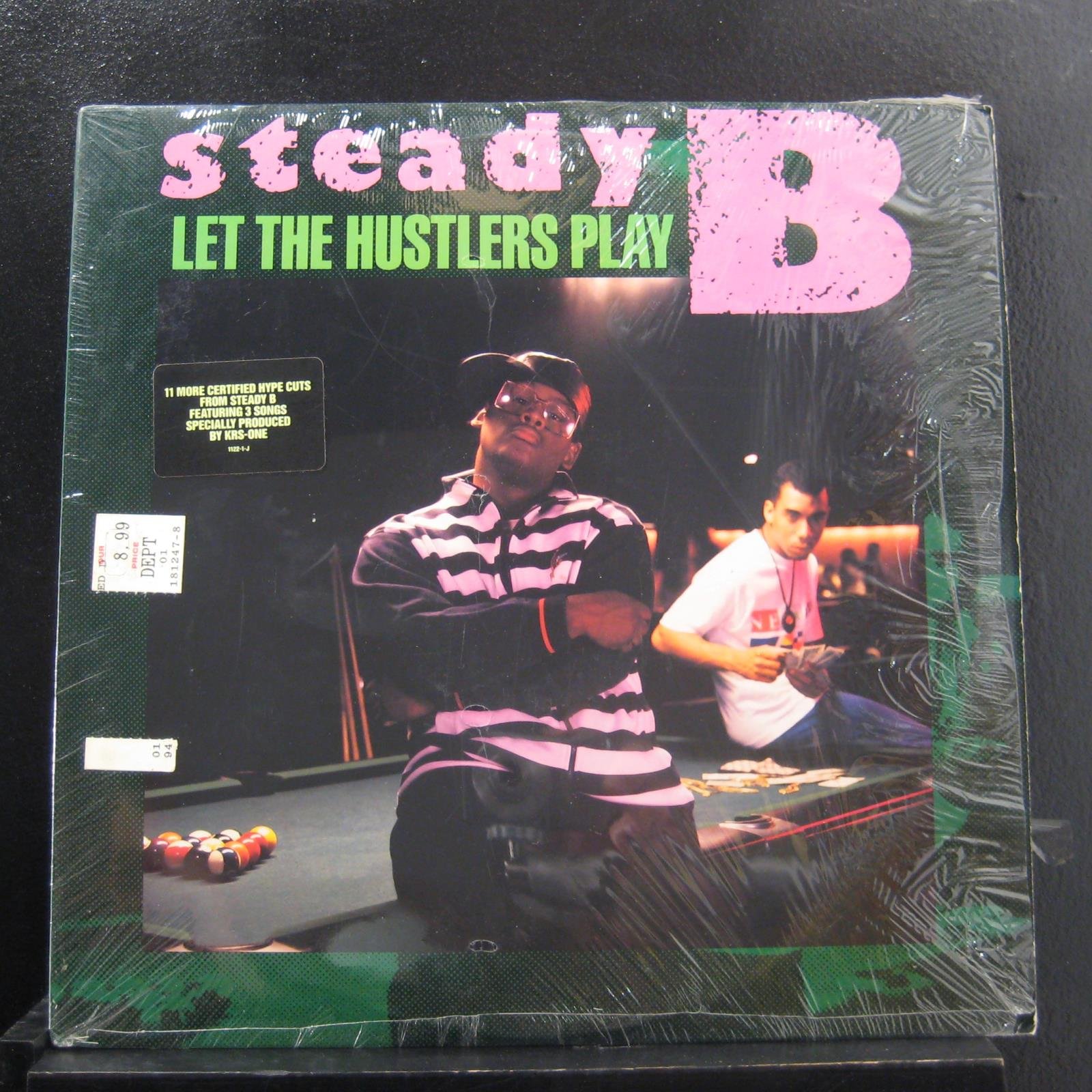 Let The Hustlers Play LP - Motivational Vinyl Record for Entrepreneurs & Hustlers - Perfect for Home, Office & Studio Decor
