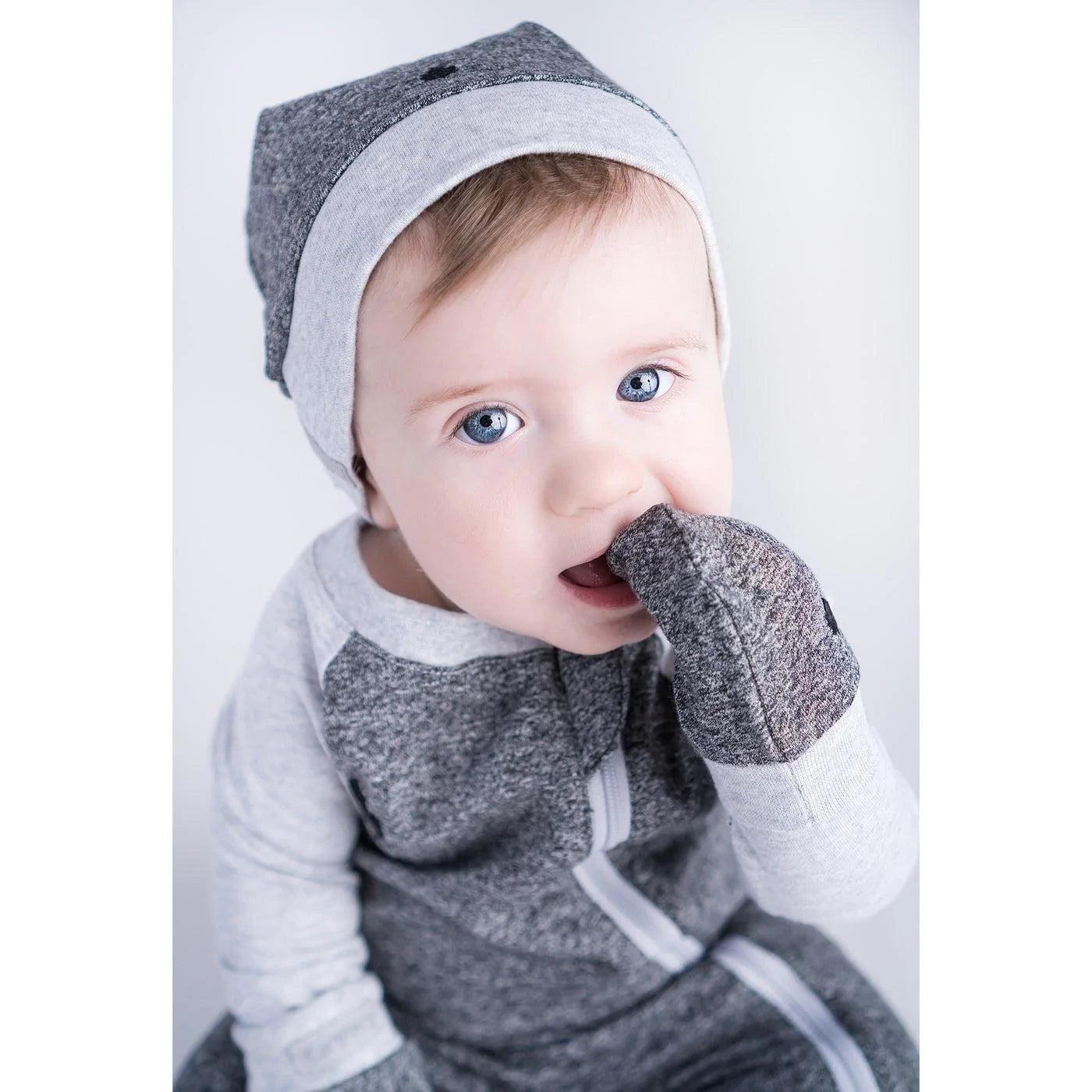 Organic Scratch Mittens for Babies - Soft Raglan Sleeves in Dogwood Pink | Newborn Hand Protectors for Safe Sleep & Playtime