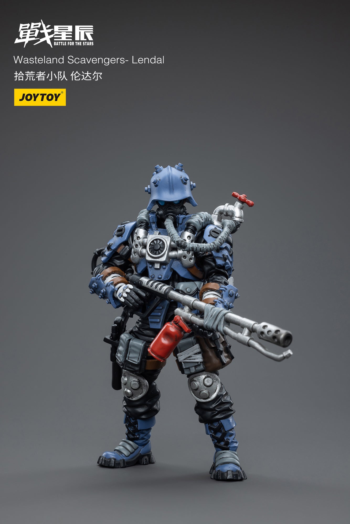 1/18 JOYTOY 3.75 Inch Wasteland Scavengers Action Figure Set (3PCS) - Post-Apocalyptic Collectible Toys for Display, Photography & Role Play