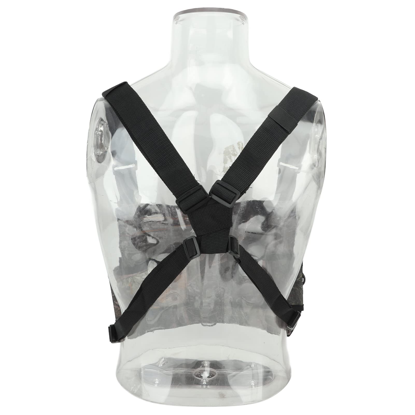 Adjustable Radio Chest Harness Front Pack - Shoulder Holster for Two-Way Radios & Walkie Talkies - Perfect for Construction, Hiking, Security & Outdoor Activities
