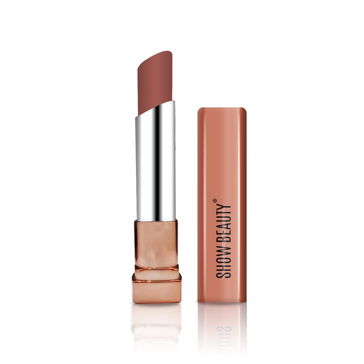 SHOW BEAUTY Waterproof Matte Lipstick - Long Lasting, Non-Transfer, Smudge Proof, Hydrating & Moisturizing Bullet Lipstick for Women - Perfect for Daily Wear, Parties & Special Occasions