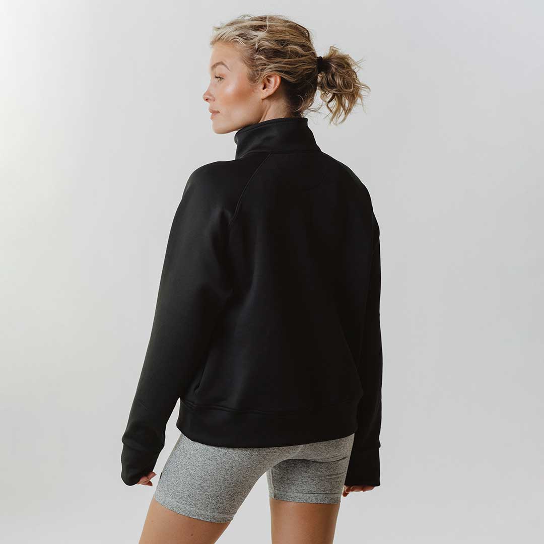 Utah Oxford Zip Up Hoodie - Black Men's Casual Pullover for Outdoor & Streetwear Fashion