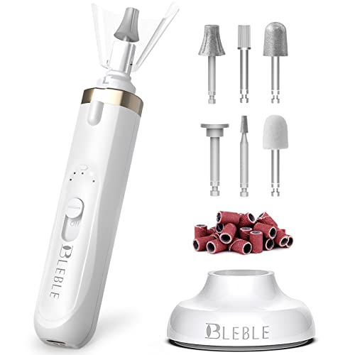 Rechargeable Cordless Electric Nail Drill Kit - 6-in-1 Wireless Manicure Set with LED Light & Nail Drill Bits for Acrylic Nails, Buffing, Filing, Trimming and Polishing | Perfect for Home Salon, Professional Nail Care & DIY Gel Manicures