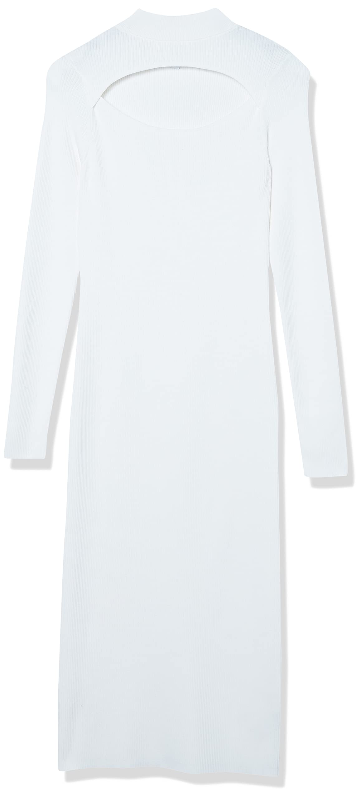 The Drop Women's Chantal Midi Bodycon Dress - Fitted Cutout Rib Design for Night Out, Party & Date Night | Elegant Bodycon Dress for Women | Sexy Clubwear & Cocktail Dress
