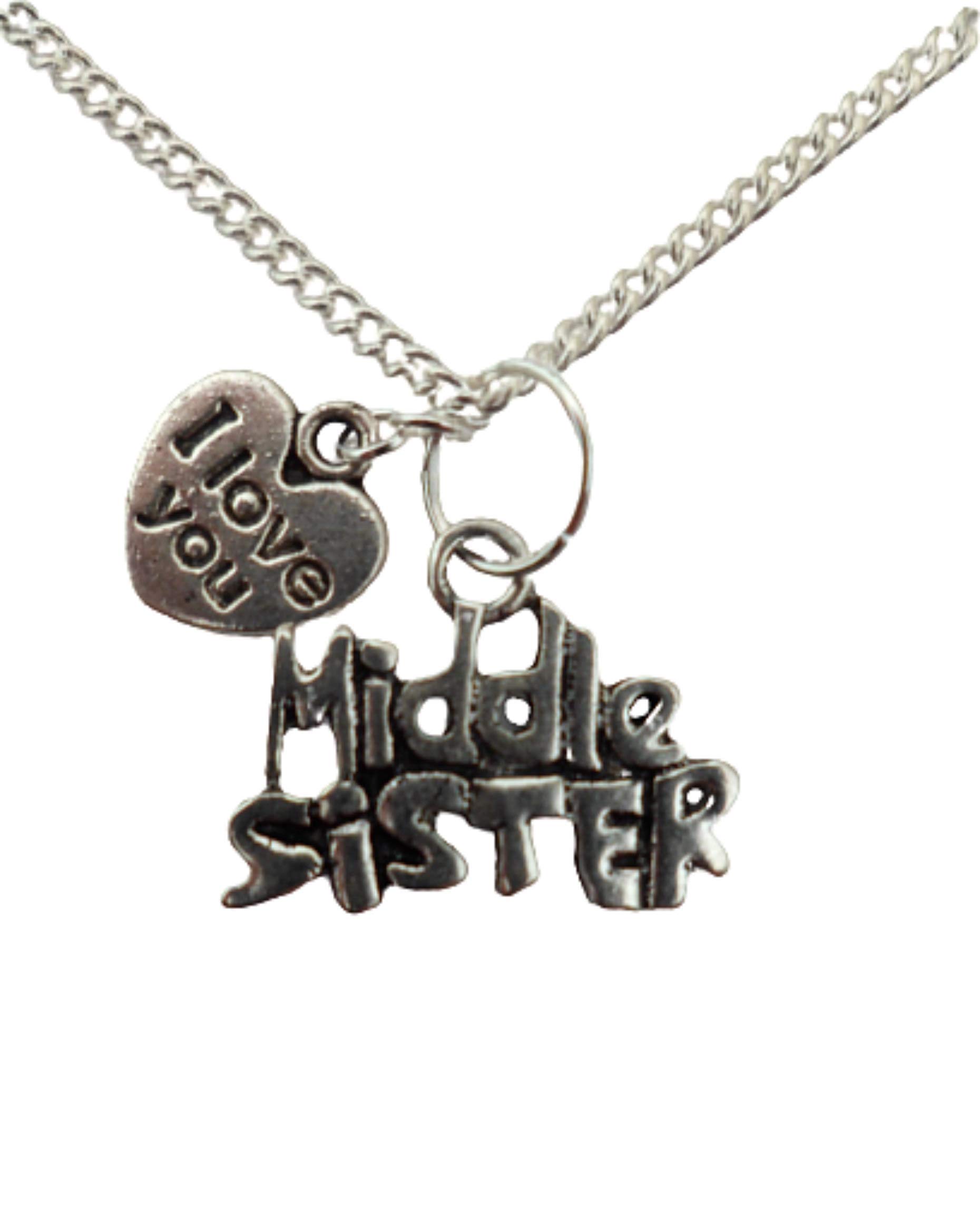 Silver Plated Necklace with Heart Charm - Perfect Gift for Sister, Best Friend & Loved Ones | Elegant Jewelry for Birthdays, Anniversaries & Special Occasions
