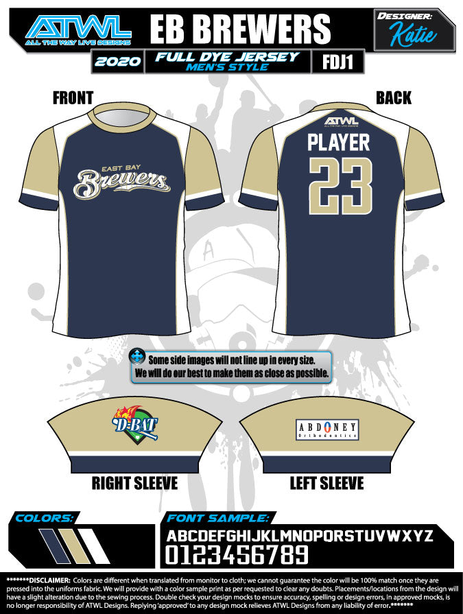 East Bay Spring 2020 Baseball Jerseys - Custom Team Uniforms for Youth & Adult Baseball Leagues - Perfect for Games, Practices & Tournaments