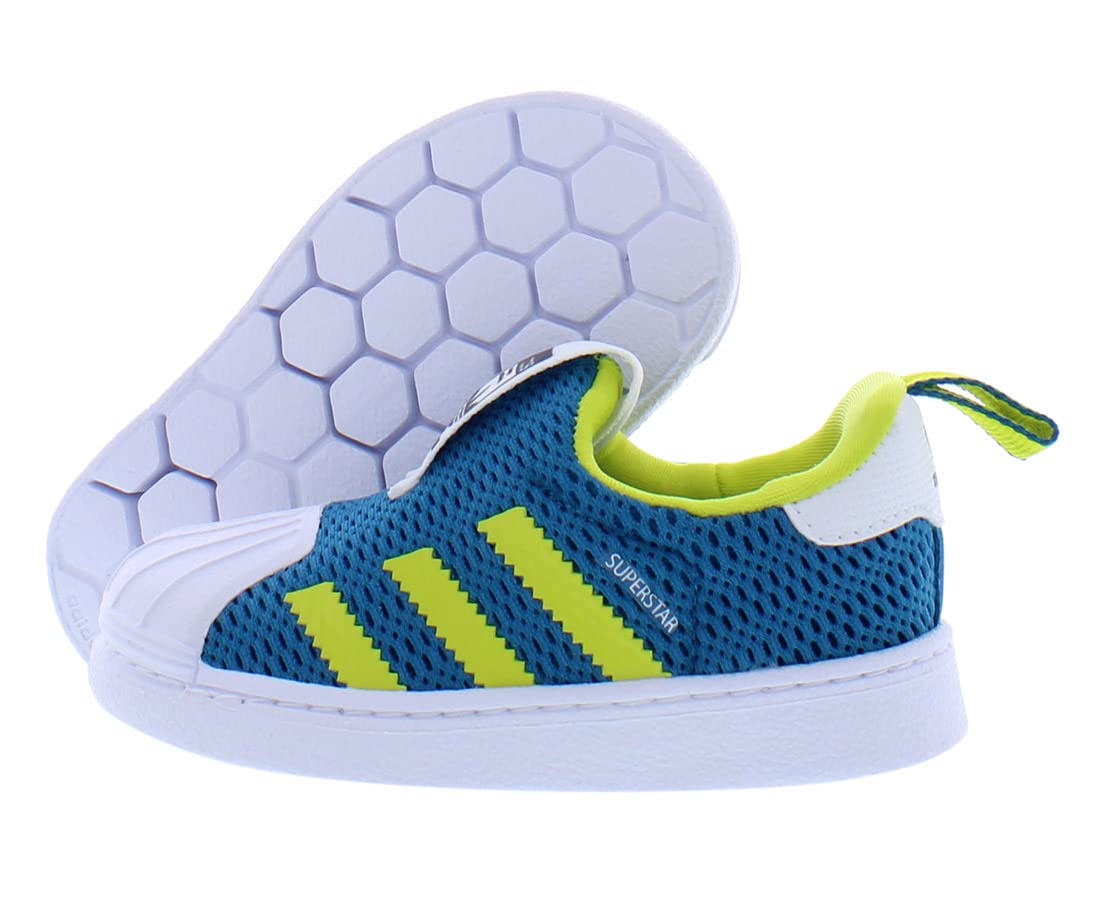 Adidas Superstar 360 Sneakers for Baby Boys - Size 5, Teal Color - Comfortable Casual Shoes for Toddlers, Perfect for Daily Wear, Playtime & Outdoor Activities