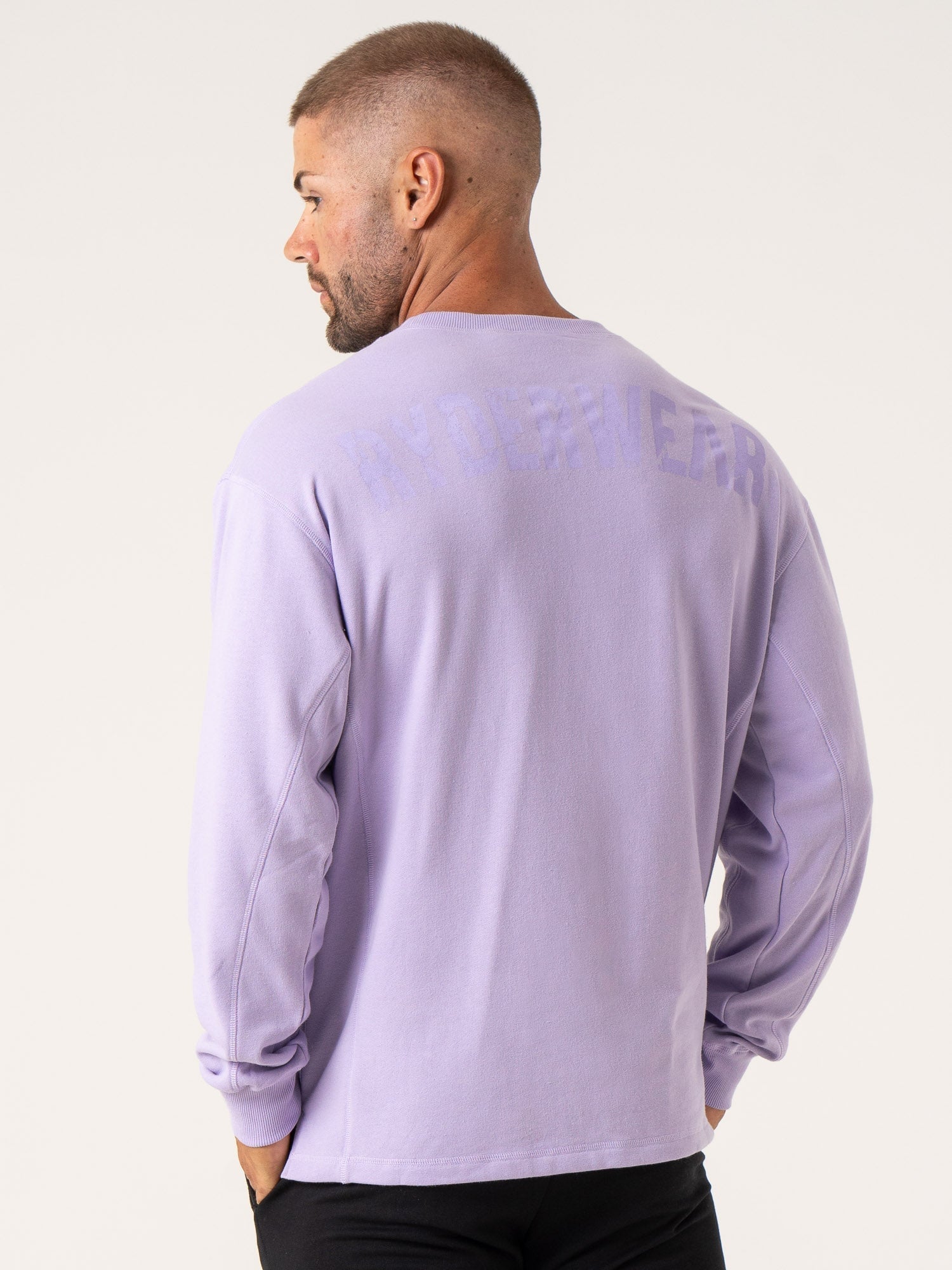 Force Crew Neck T-Shirt for Men - Soft Comfortable Cotton Purple Tee - Casual Wear, Gym, Workout & Everyday Outfit