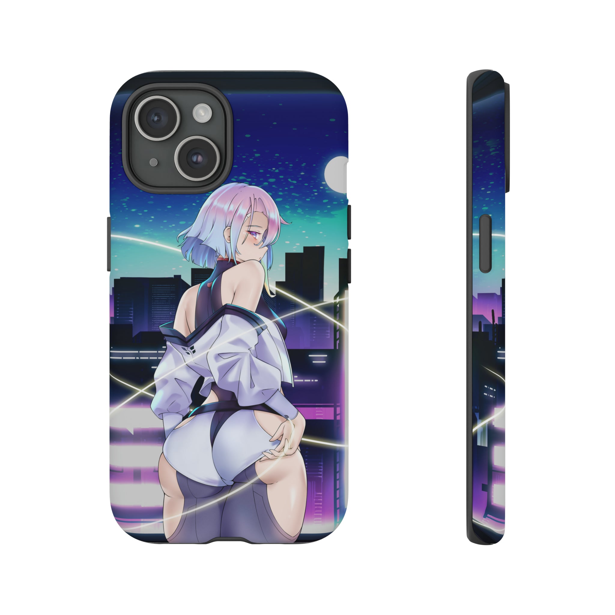 LUCY KUSHINADA Anime Phone Case for iPhone 15 14 13 12 Pro Max - Cute Japanese Cartoon Character Shockproof Protective Cover - Perfect for Anime Fans, Cosplay, and Daily Use