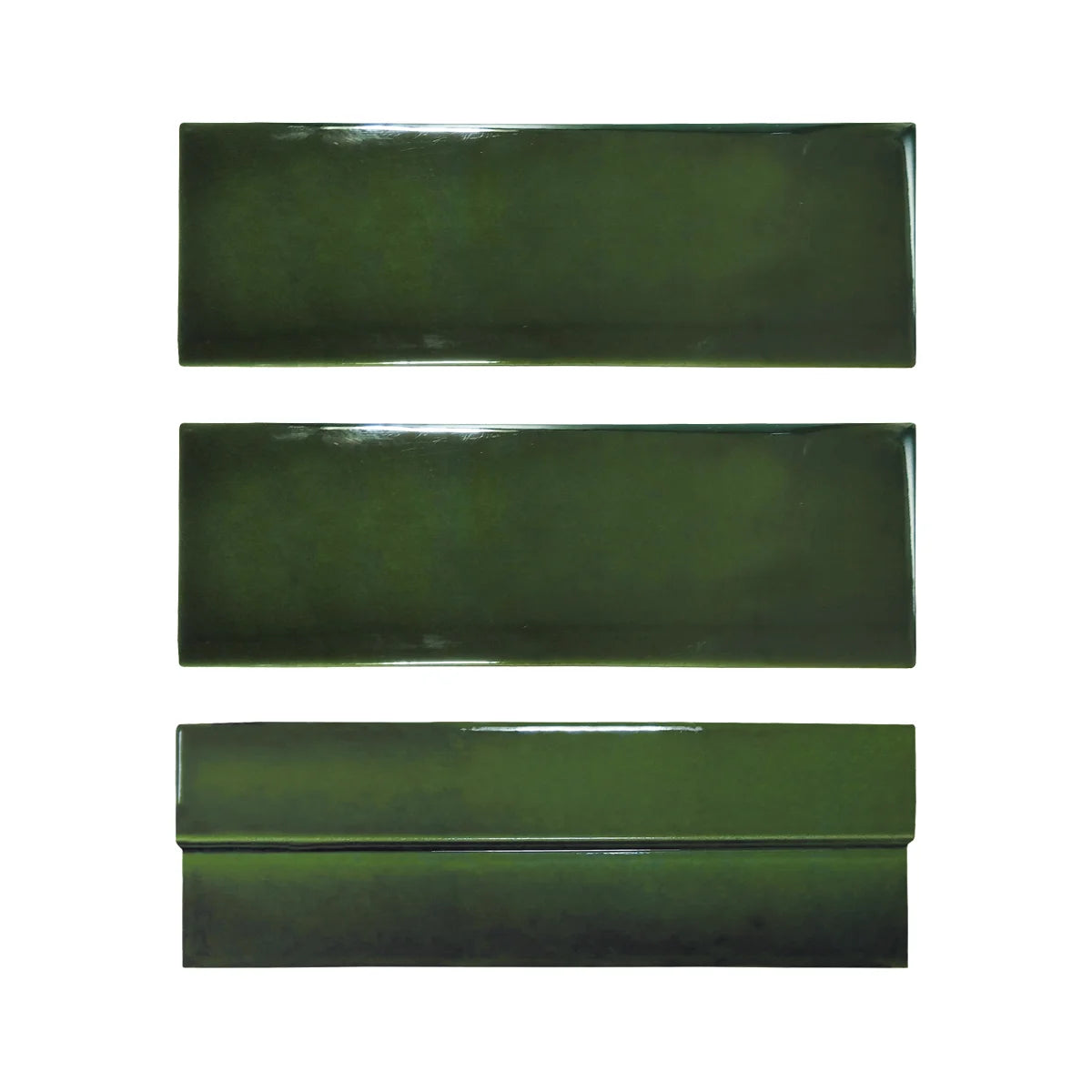 Fez Collection: Zellige Inspired 2x6 Glossy Ceramic Wall Tiles in Jade Green – Perfect for Kitchen Backsplash, Bathroom Accent Walls & Moroccan-Inspired Home Decor