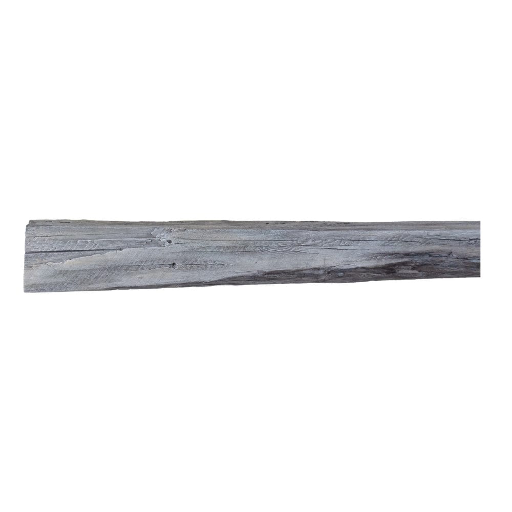 Lexington Hearth Cabin Pine Concrete Faux Wood Mantel Shelf - Rustic Fireplace Mantel for Living Room, Bedroom & Cabin Decor - Perfect for Holiday Stockings & Family Photos