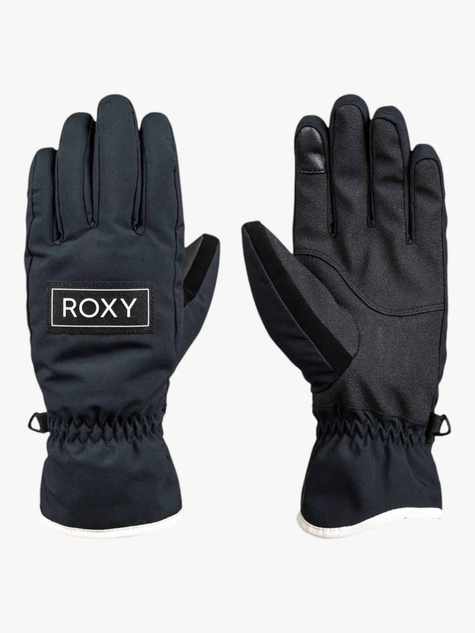 Roxy Freshfields Black Snow Gloves - Warm Winter Gloves for Skiing, Snowboarding & Outdoor Activities