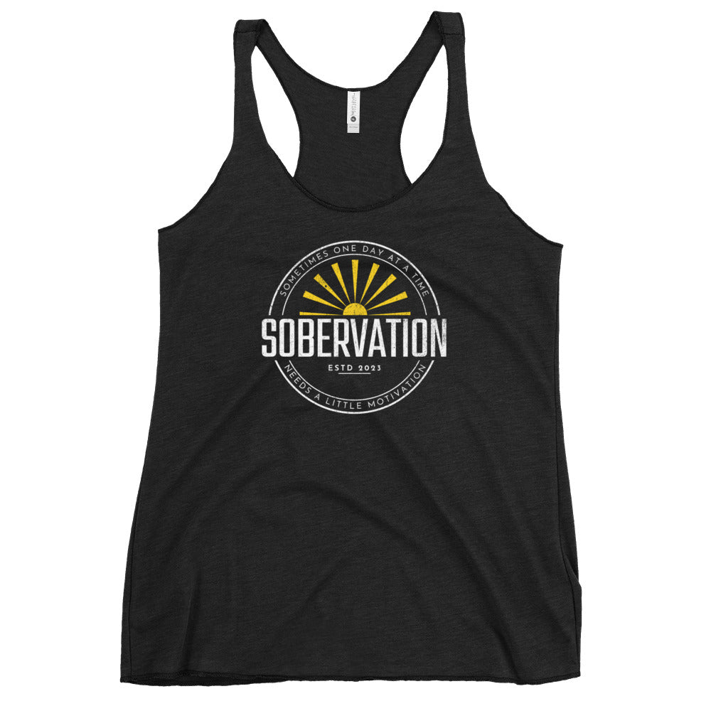 Sobervation Women's Racerback Tank Top - Breathable Workout Shirt for Yoga, Running & Gym - Comfortable Athletic Activewear for Fitness & Casual Wear