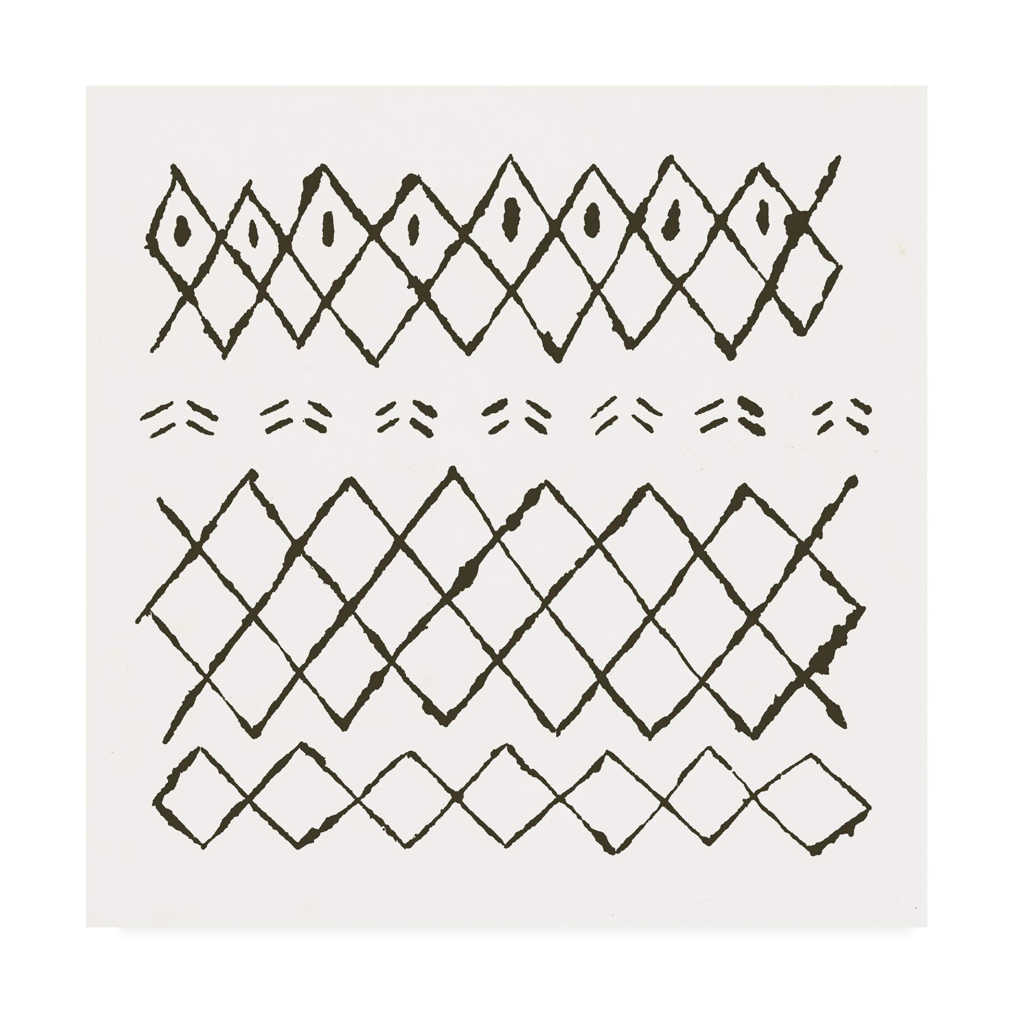 Trademark Fine Art Nordic Vibes I by Moira Hershey - 18x18 Inch Modern Abstract Canvas Wall Art - Perfect for Living Room, Bedroom & Office Decor