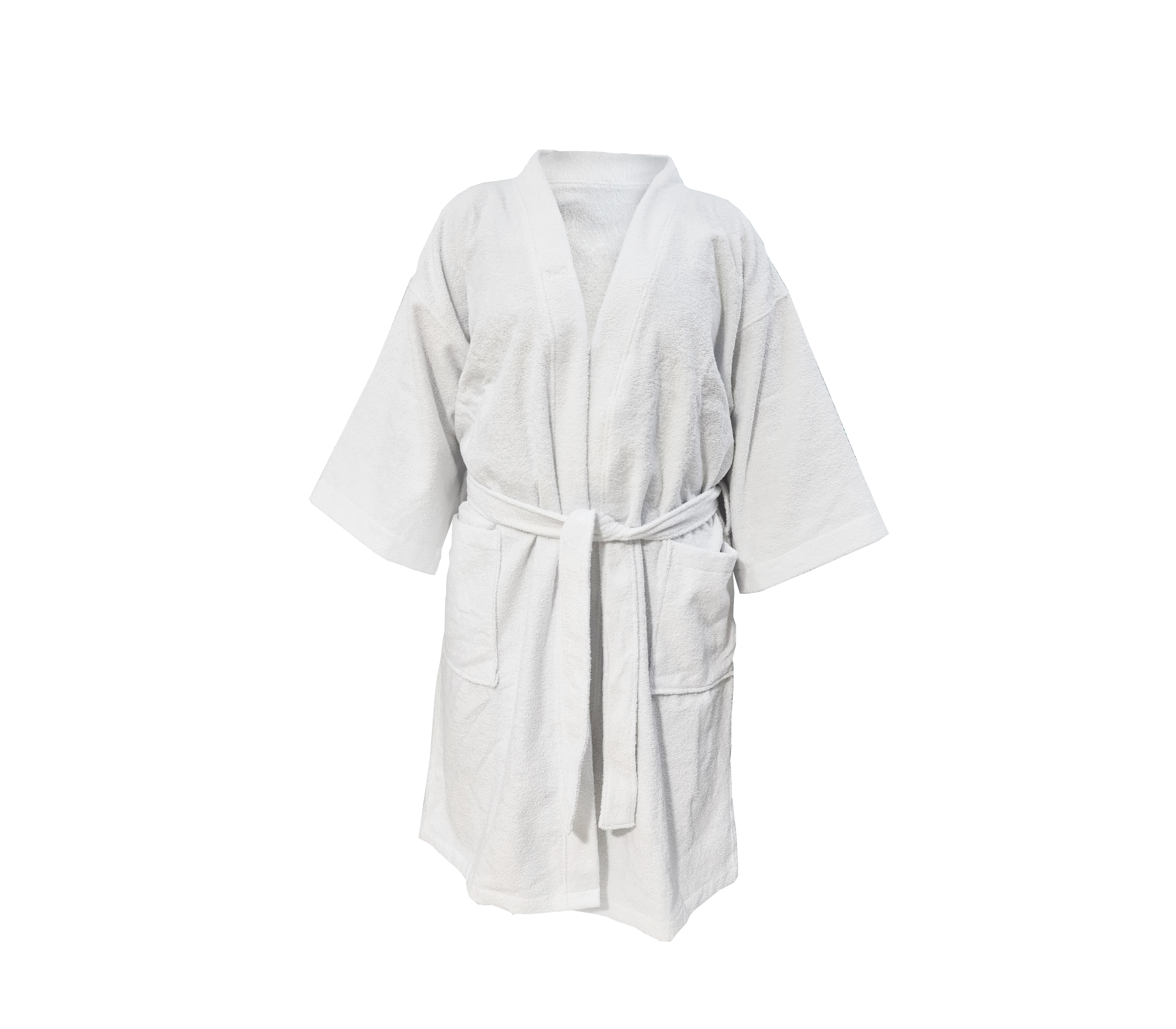 Women's 380 GSM Kimono Bathrobe - Soft Cotton Housecoat for Spa, Lounge & Home Relaxation