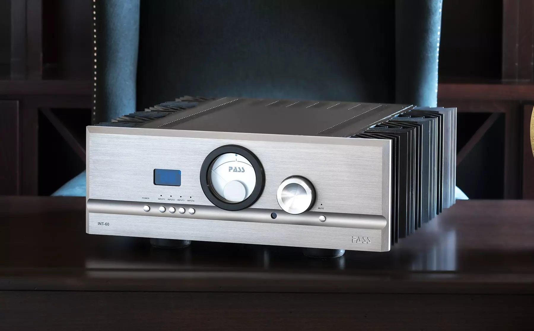 PASS Labs INT-60 High-End Integrated Stereo Amplifier - Perfect for Home Audio, Hi-Fi Systems & Audiophile Listening Rooms