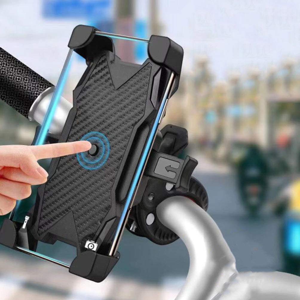 BESPORTBLE Bike Phone Mount - Adjustable Motorcycle Handlebar Cell Phone Holder for iPhone & Android - Perfect for Cycling, Commuting, and Outdoor Adventures