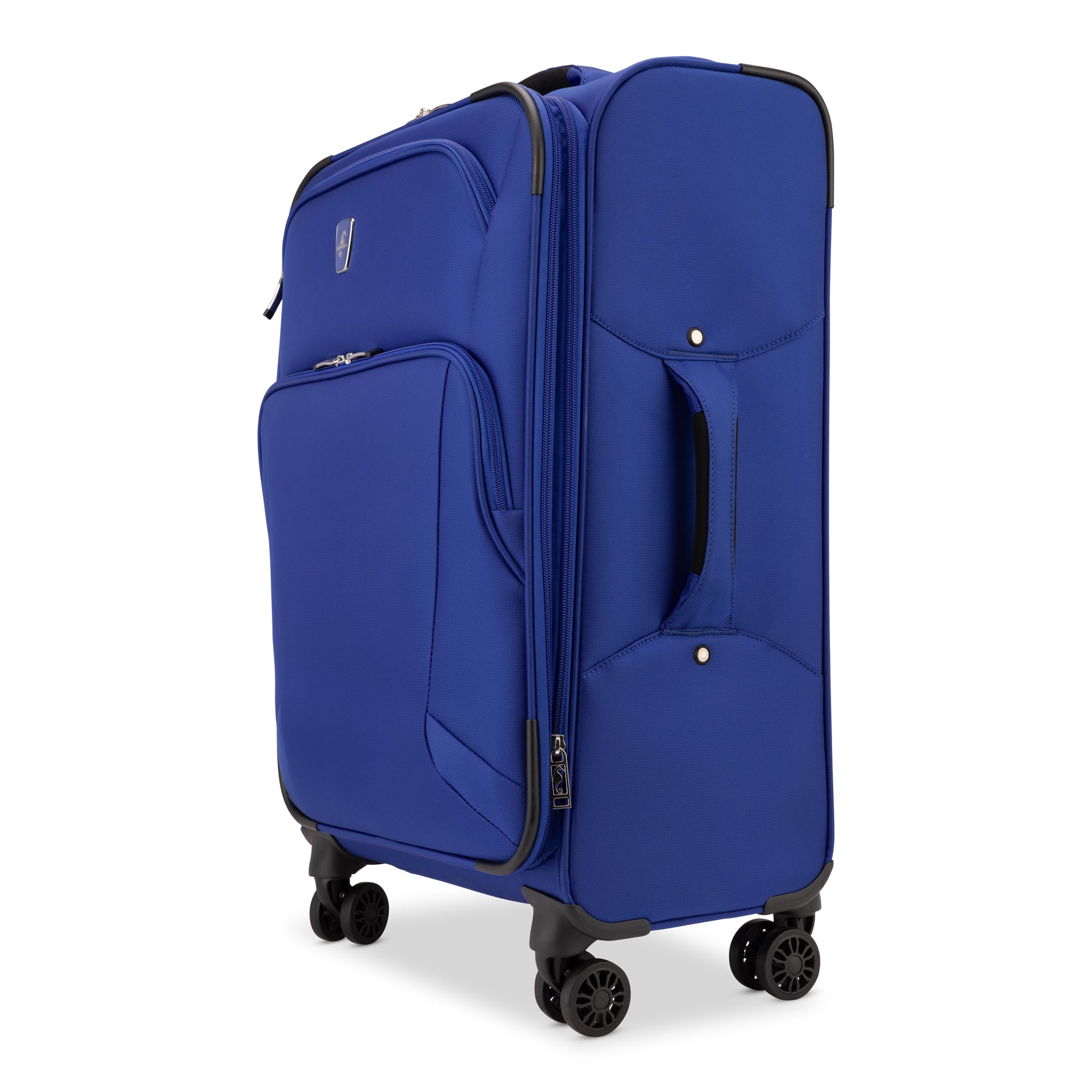 Atlantic Artisan III Spinner 3-Piece Luggage Set - Lightweight Expandable Suitcase with 360° Wheels for Travel, Business & Vacation (Black) - Perfect for Airplane Carry-On & Checked Bags