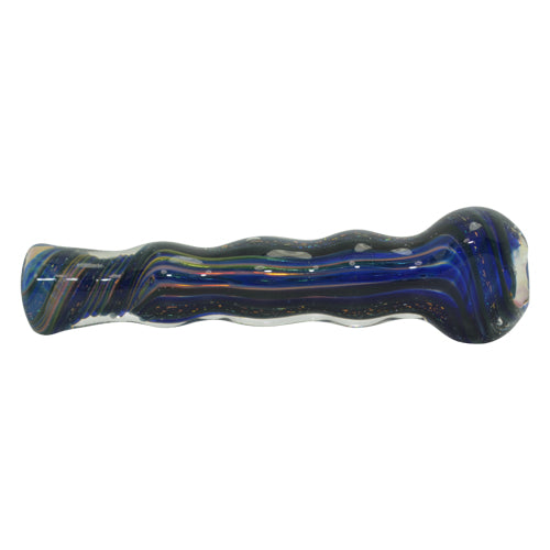 Premium Caterpillar Chillum Pipe - Handmade Glass Smoking Pipe for Herbs & Tobacco | Perfect for Travel, Camping & Outdoor Use