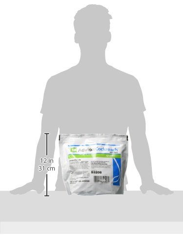 Syngenta A20378A Advion Cockroach Bait Arena Insecticide - 60 Count Bag | Effective Roach Killer for Home, Kitchen & Commercial Use