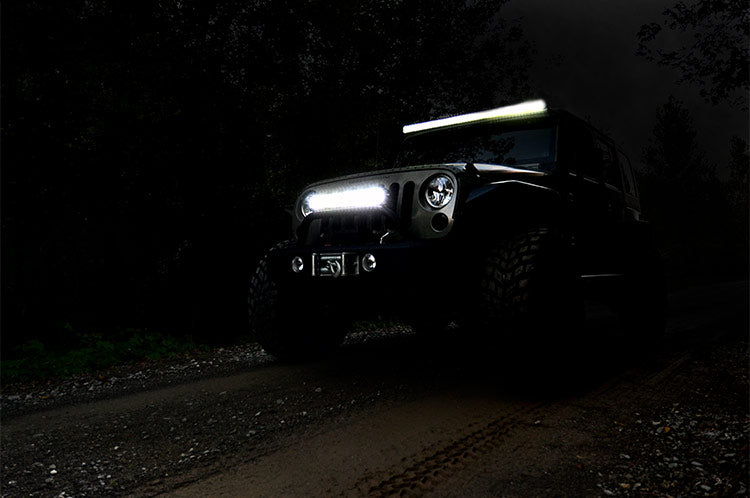 20 Inch Chrome Series LED Light Bar - Dual Row Cool White DRL (70920D) | Waterproof Off-Road Lighting for Trucks, Jeeps & ATVs | Perfect for Night Driving, Camping & Outdoor Adventures