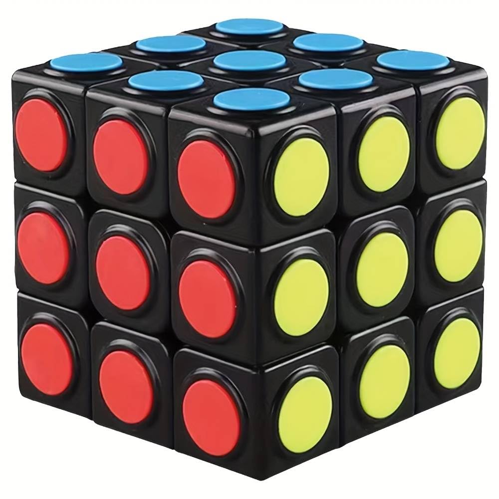 3x3 Rubik's Cube Speed Puzzle - Fast & Smooth Brain Teaser Toy for Kids & Adults | Color Matching Mind Game | Perfect Gift for Birthdays, Parties & Stress Relief | Great for Improving Focus & Problem-Solving Skills