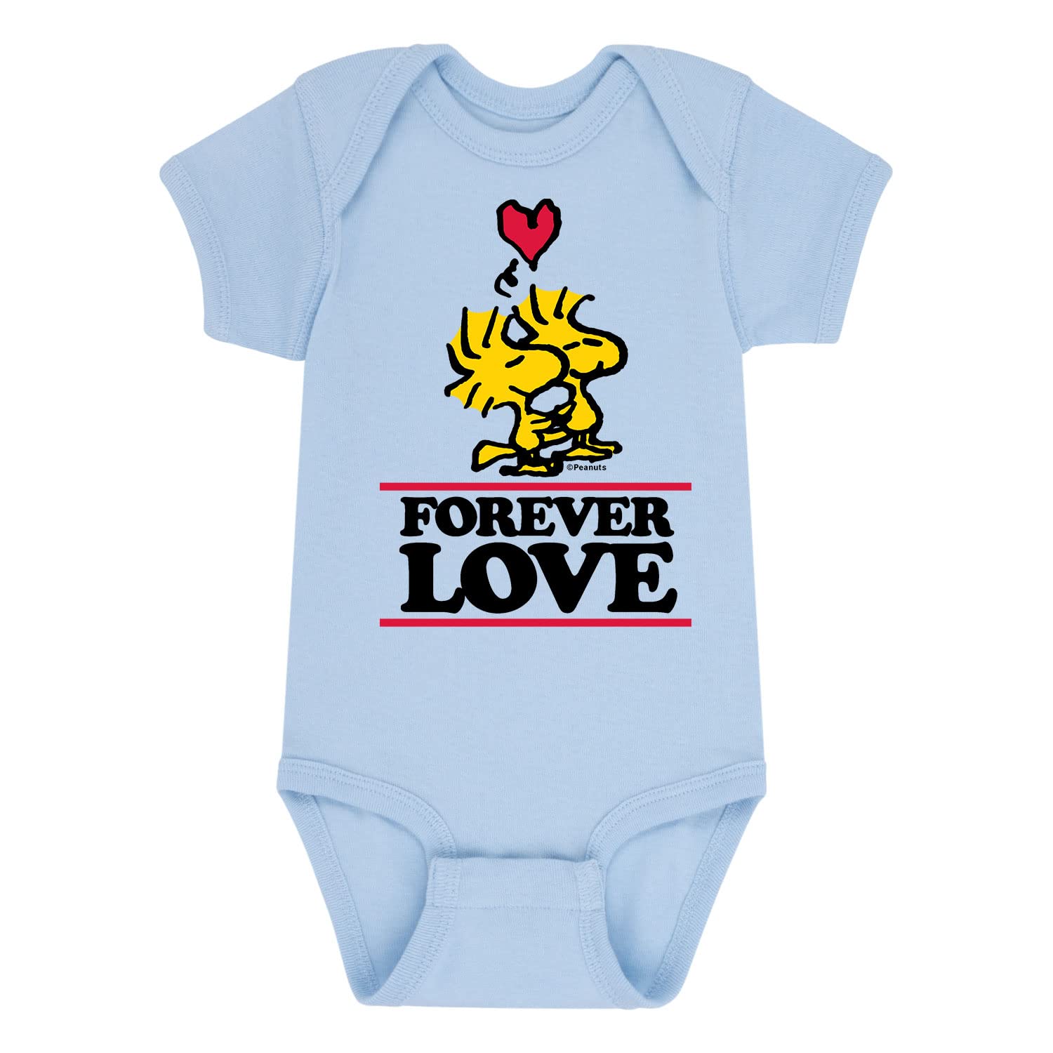 HYBRID APPAREL Peanuts Valentine's Day Baby Bodysuit - 'Be My Valentine' Cute Infant Onesie - 18 Months - Perfect for Valentine's Gifts & Photo Shoots