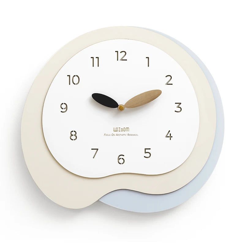 Simplicity Silent Pared Wall Clock - Modern Minimalist Home Decor for Living Room, Bedroom & Office | Battery Operated, No Ticking Noise