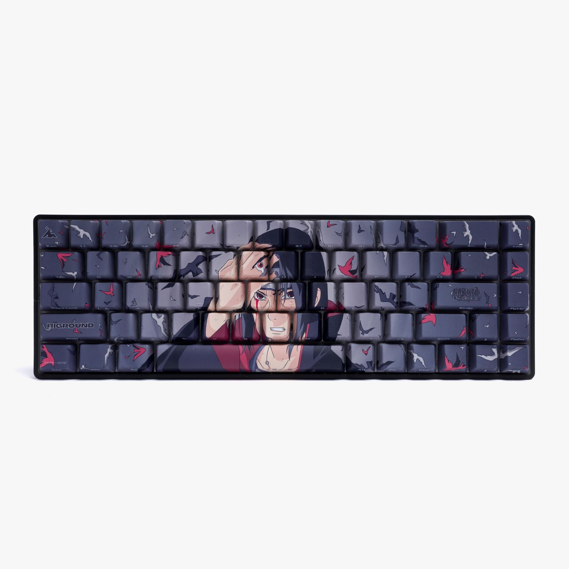 Naruto x HG Basecamp 65HE Mechanical Gaming Keyboard - Itachi Uchiha Limited Edition | Compact 65% Layout for PC & Mac | Perfect for Anime Fans & Typing Enthusiasts