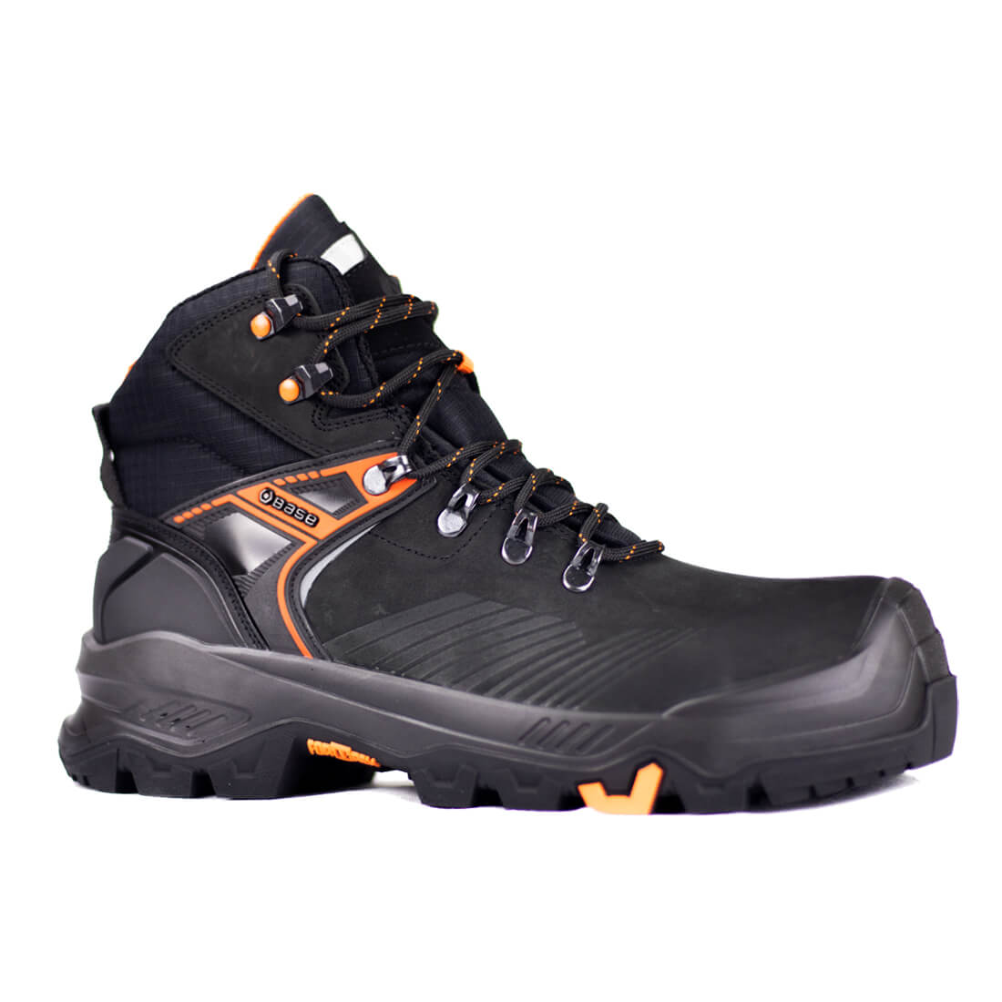 BASE B1601 T-Rex Mid/T Wall Safety Boots - Steel Toe Work Boots for Men, Waterproof & Slip Resistant - Ideal for Construction, Warehouse & Outdoor Work