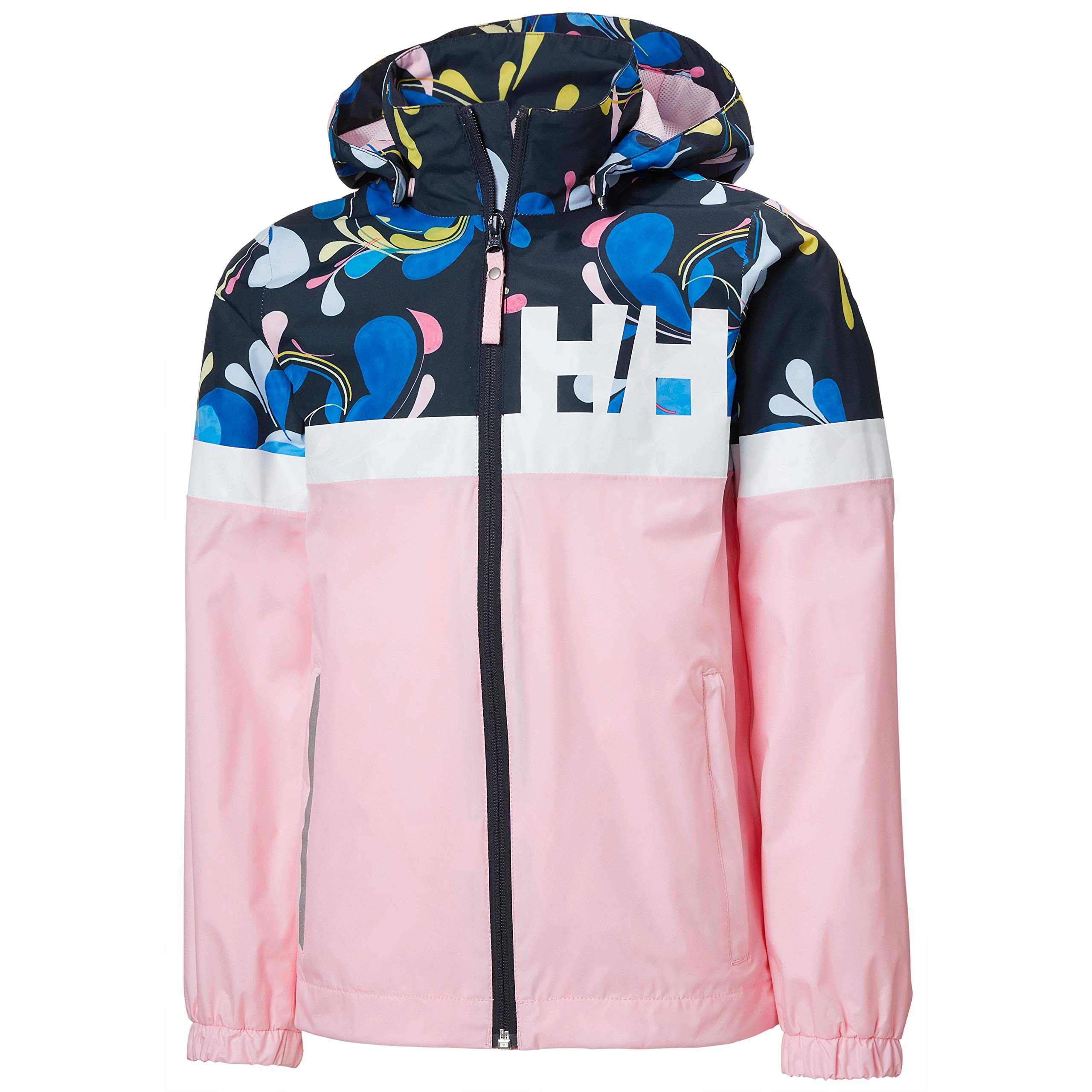 Helly Hansen Kids' Waterproof Rain Jacket - Lightweight Windproof Outdoor Jacket for Boys & Girls - Perfect for Hiking, School & Playtime in Wet Weather