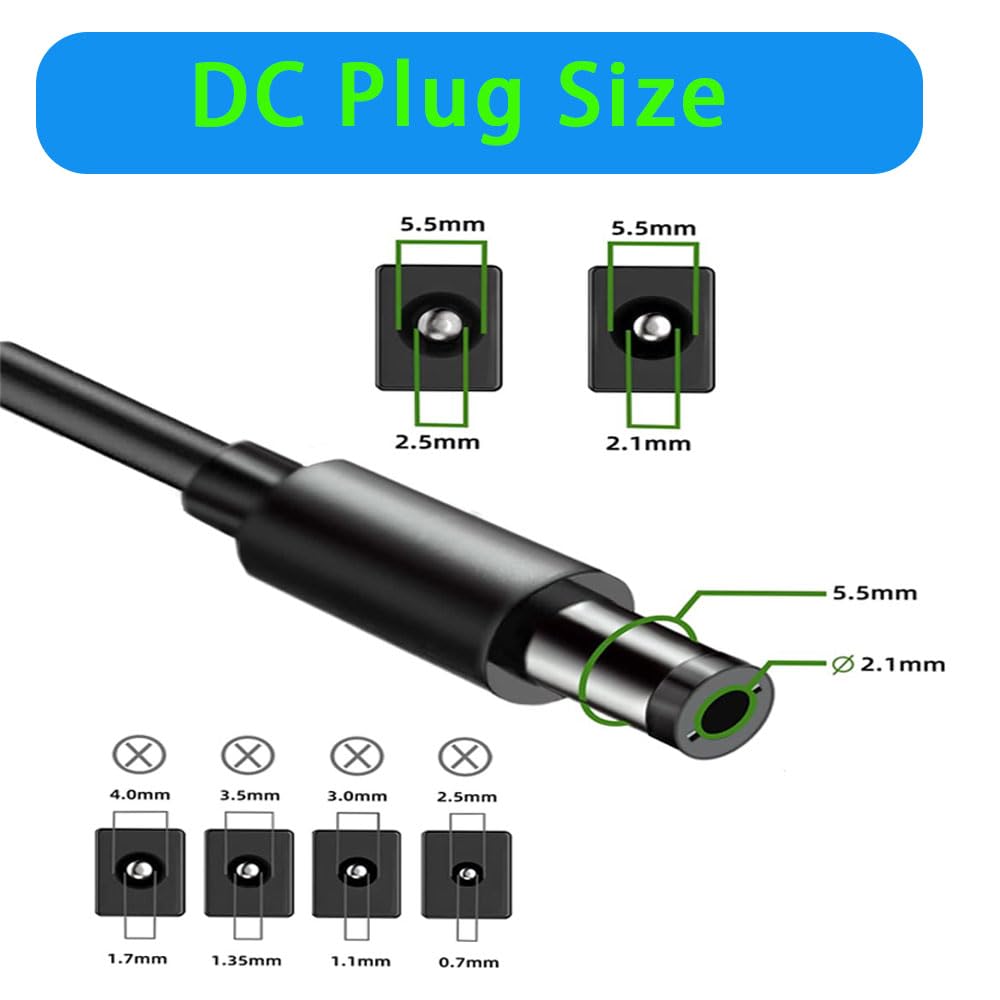 24V 1A 24W Power Adapter AC 100V-240V to DC 24 Volt Charger for Essential Oil Diffuser, Humidifier, PCB Design, Computer Speakers, Home & Office Use