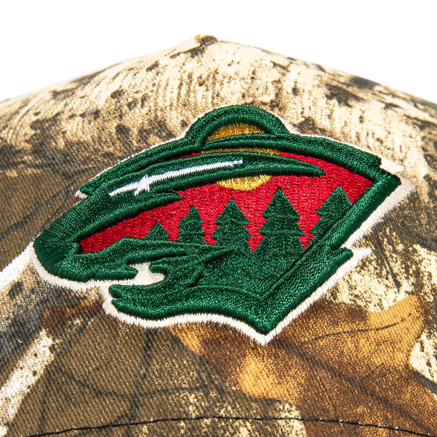 New Era 9Forty A-Frame Minnesota Wild Snapback Trucker Hat - Realtree Camo & Black - Perfect for Hockey Games, Outdoor Adventures & Casual Wear