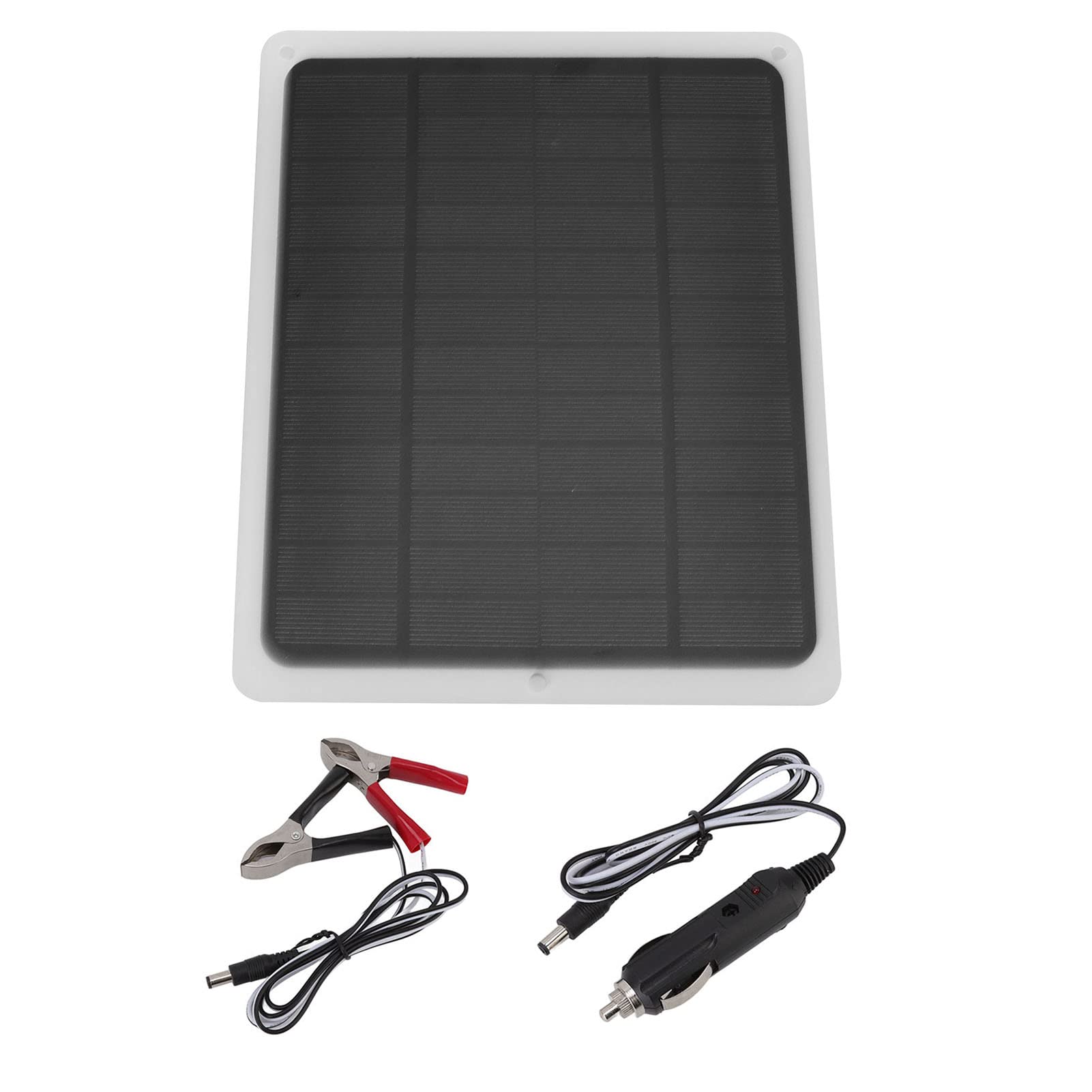 Omabeta 20W Solar Panel Kit - 8.7x7.1 Inch Waterproof Mini Solar Panel for Traffic Lights, Emergency Power, Outdoor Fans & Camping Gear - Portable Solar Charger for Off-Grid Living & RV Adventures