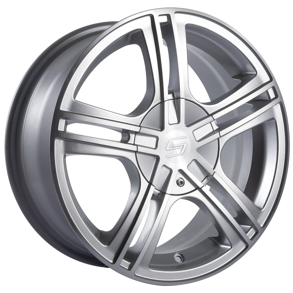 Sacchi S62 262 Hypersilver Alloy Wheel 18x7.5 Inches with Machined Face - Premium Car Rims for Sports Cars & Luxury Vehicles - Perfect for Street Performance & Custom Builds