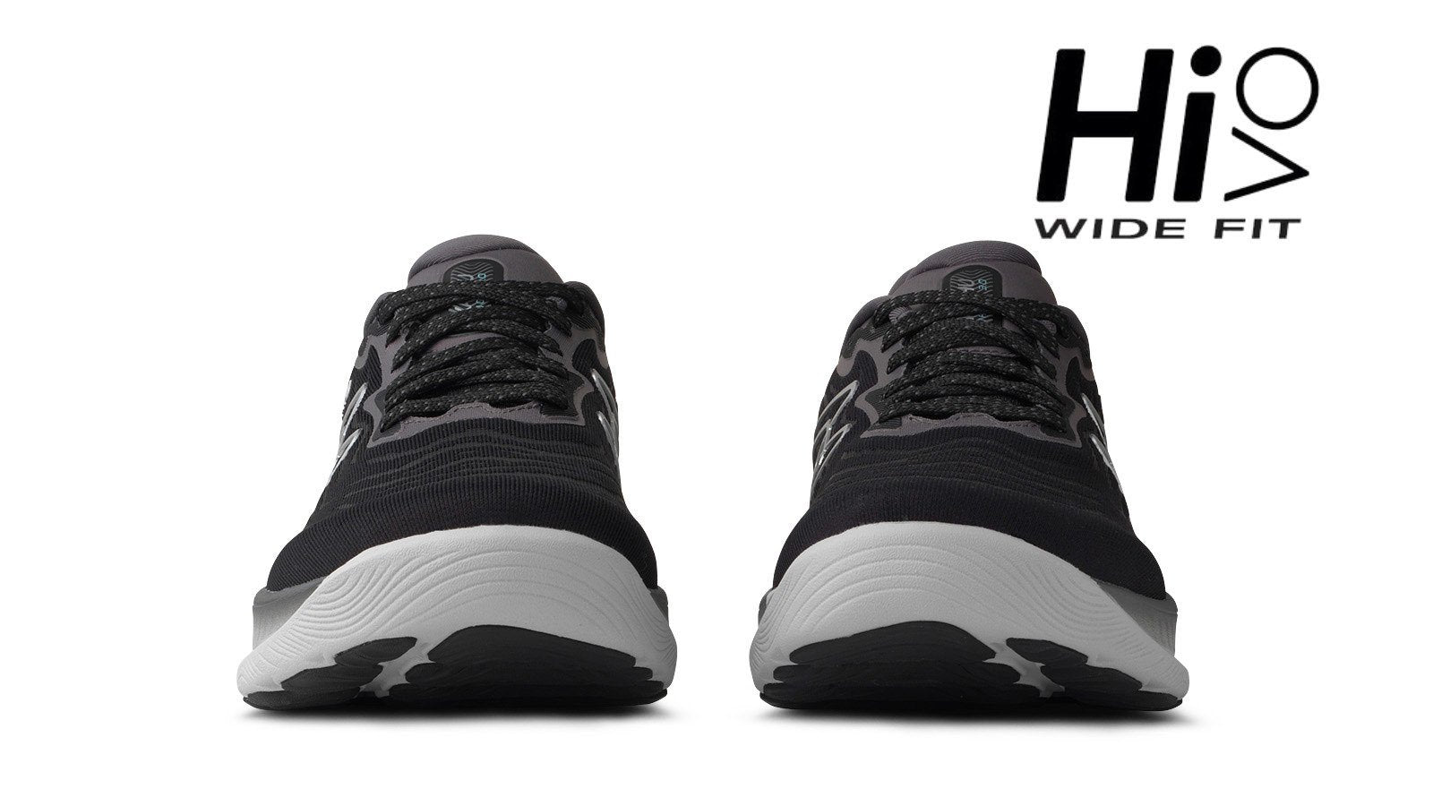 Men's IKONI 3.0 HIVO Running Shoes - Black/Quiet Shade - Lightweight Athletic Sneakers for Jogging, Gym Workouts & Casual Wear