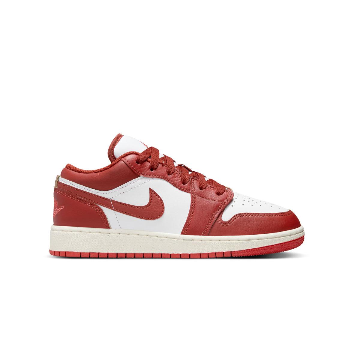 Kids Air Jordan 1 Low SE 'Dune Red' Basketball Shoes - Lightweight Sneakers for Boys & Girls - Perfect for School, Sports & Casual Wear
