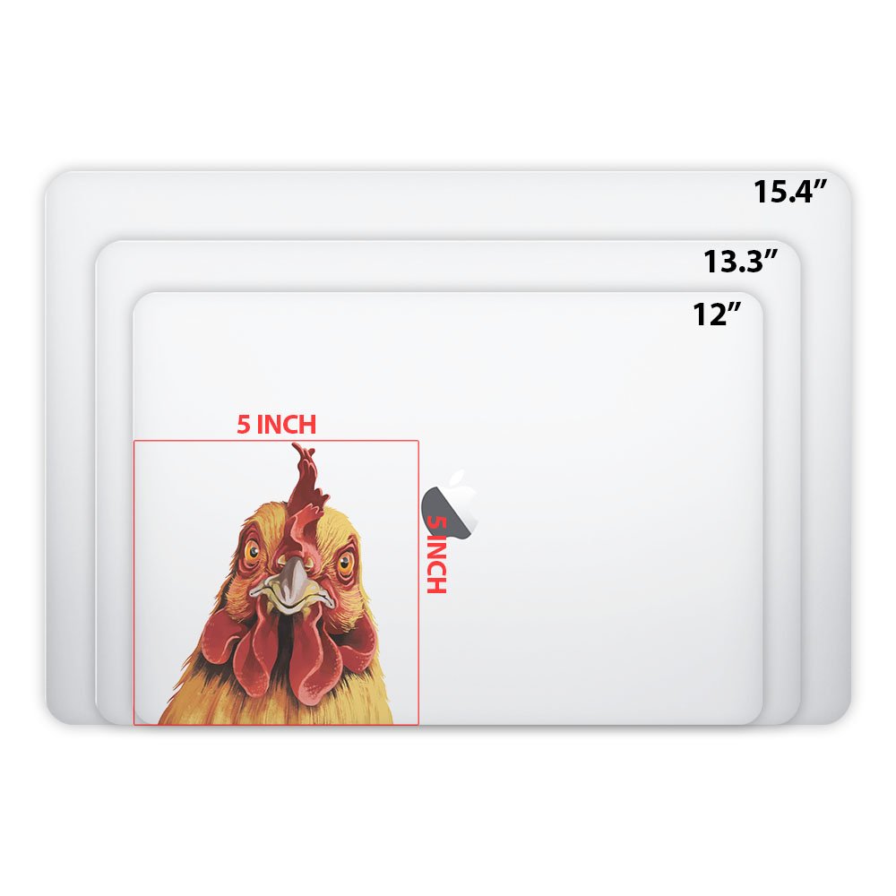 5 x 5 Inch Cochin Chicken Vinyl Decal Stickers - Removable Waterproof Laptop Stickers for MacBook, iPad, Phone, Car, Tumblers & Smooth Surfaces - Perfect for Personalizing Devices, Gifts & Home Decor