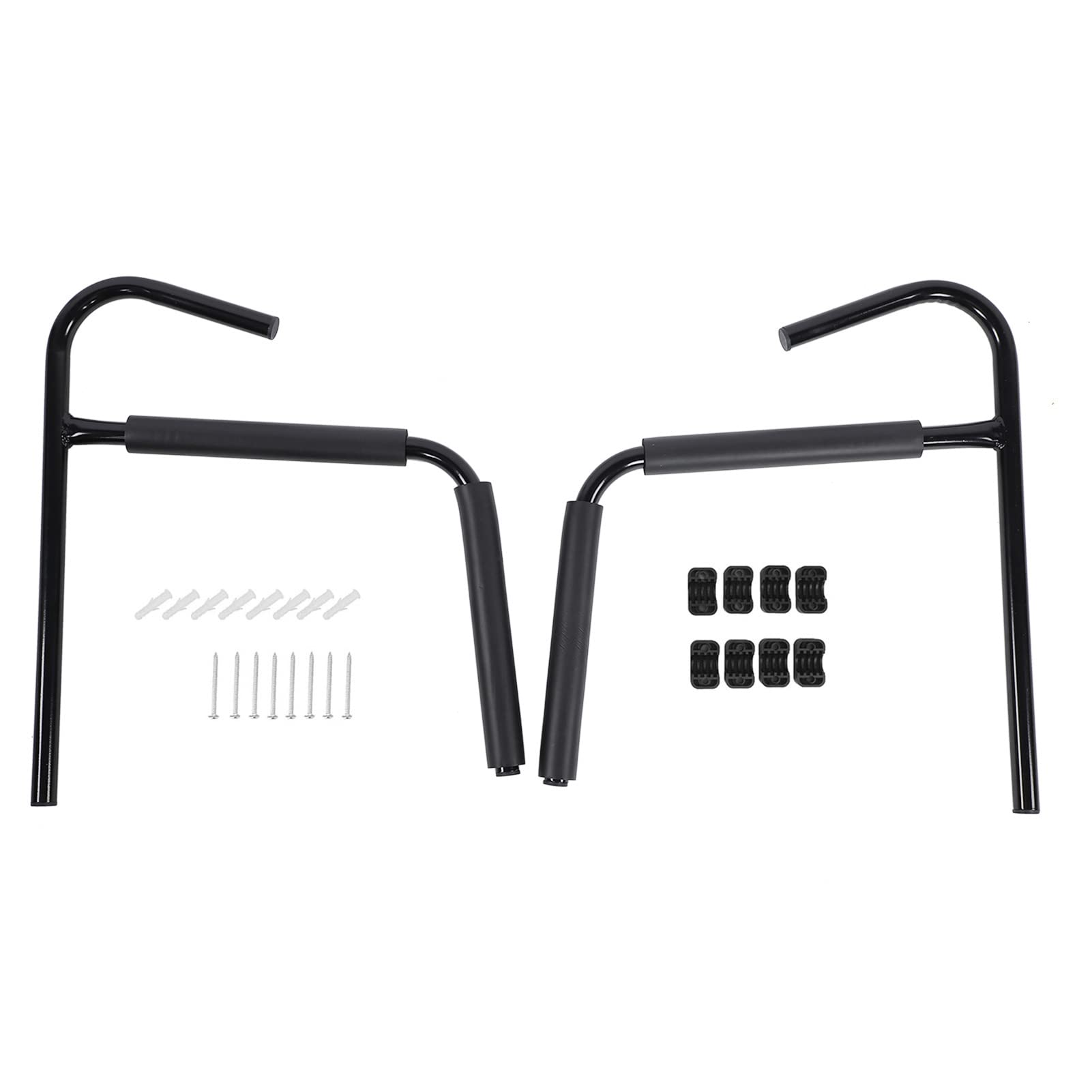 Premium Kayak Wall Mount Rack - Heavy Duty Storage for 2 Kayaks, Canoes & Surfboards - Space Saving Garage or Outdoor Organization Solution for Paddling & Water Sports Enthusiasts