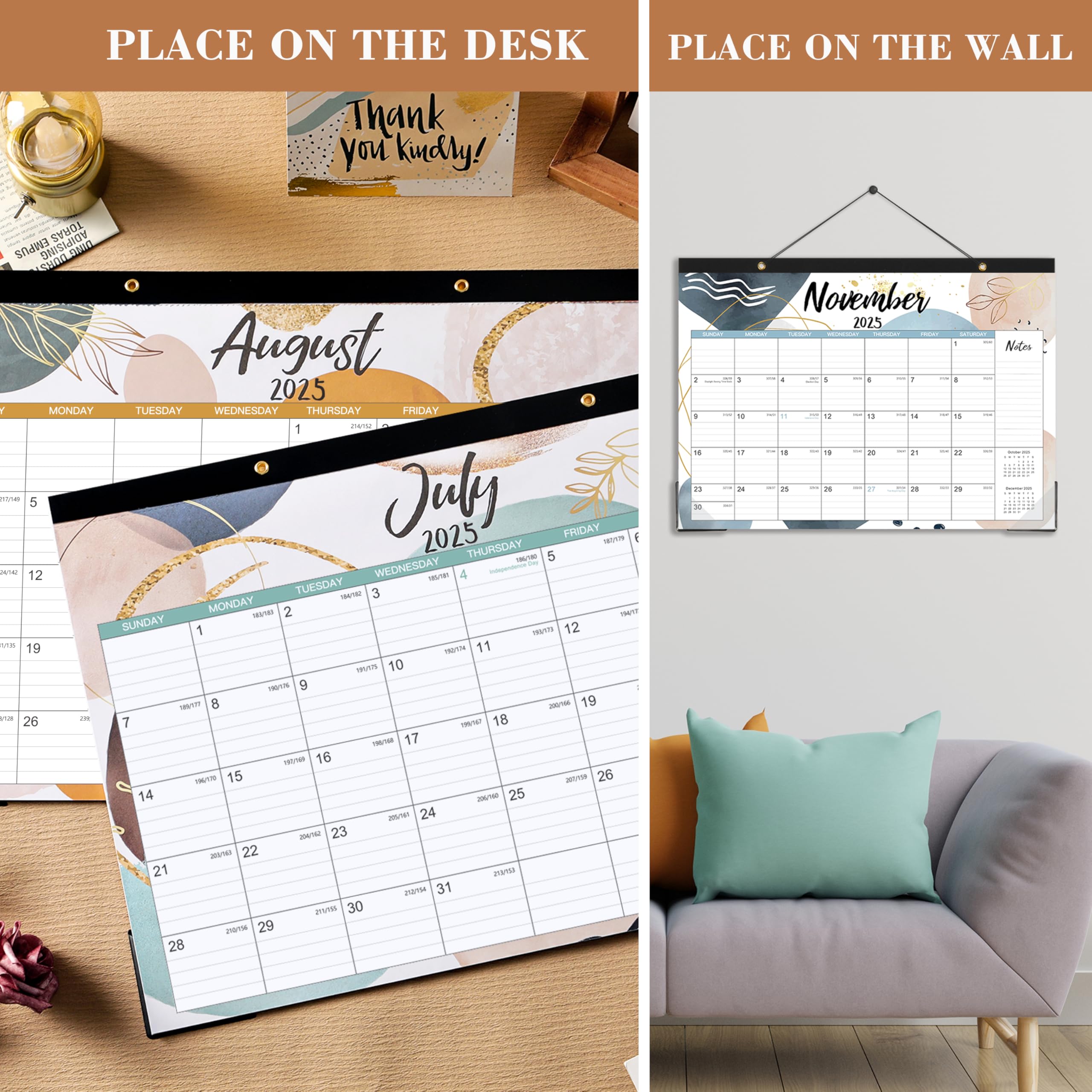 2025 Desk Calendar - Large 17