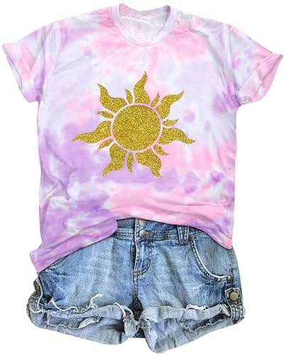 Purple-pink Tie-dye