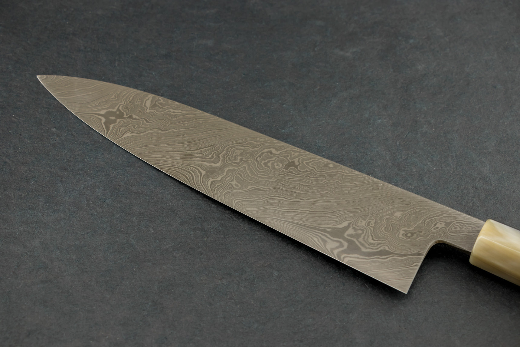 Premium Shoichi Hashimoto Tobigumo Coreless Torsion Damascus Gyuto Knife 240mm - Japanese Chef Knife for Professional Cooking, Slicing, and Precision Cutting