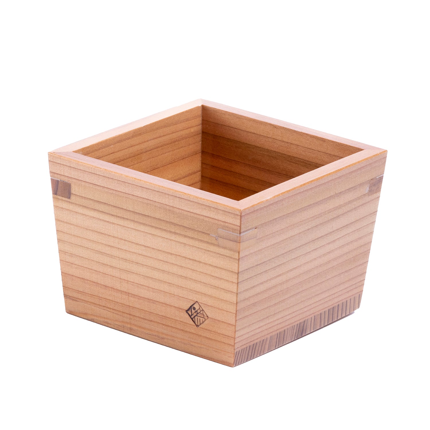 Handcrafted Japanese Cedar Masu Box Sake Cup - Miranda Style Omoeraku for Traditional Japanese Tea Ceremony & Sake Tasting | Perfect for Gift, Home Decor, and Cultural Events