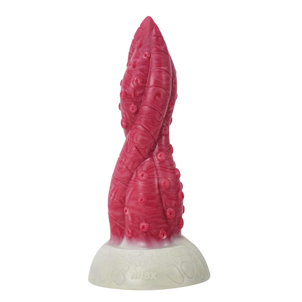 BeHorny Liquid Silicone Octopus Tentacle Dildo with Suction Cup - Realistic Adult Sex Toy for Women & Men - Perfect for Solo Play, Couples Fun and BDSM Fantasy