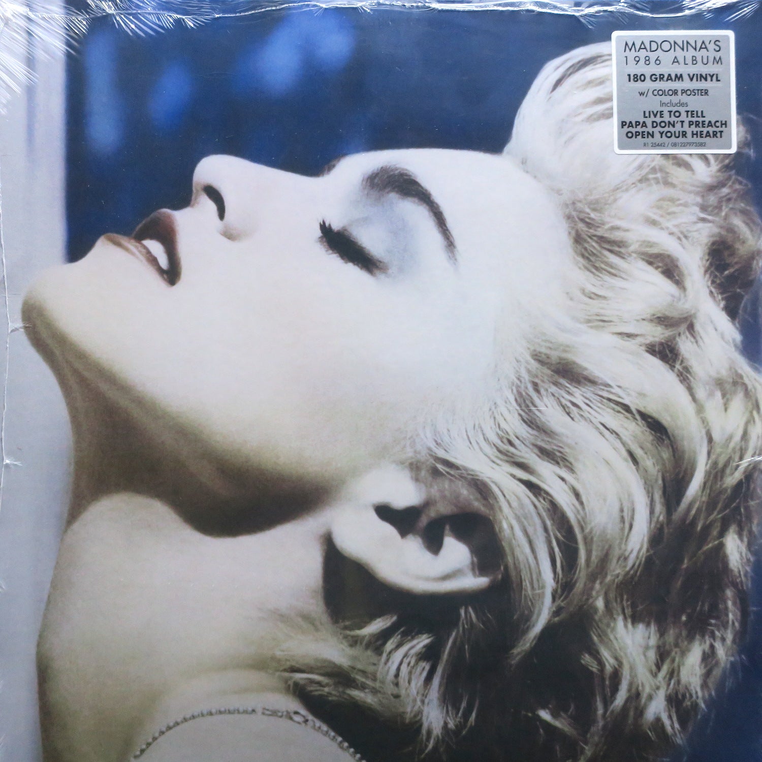 MADONNA 'True Blue' 180g Vinyl LP Record - Limited Edition Pop Music Album for Collectors & Home Listening