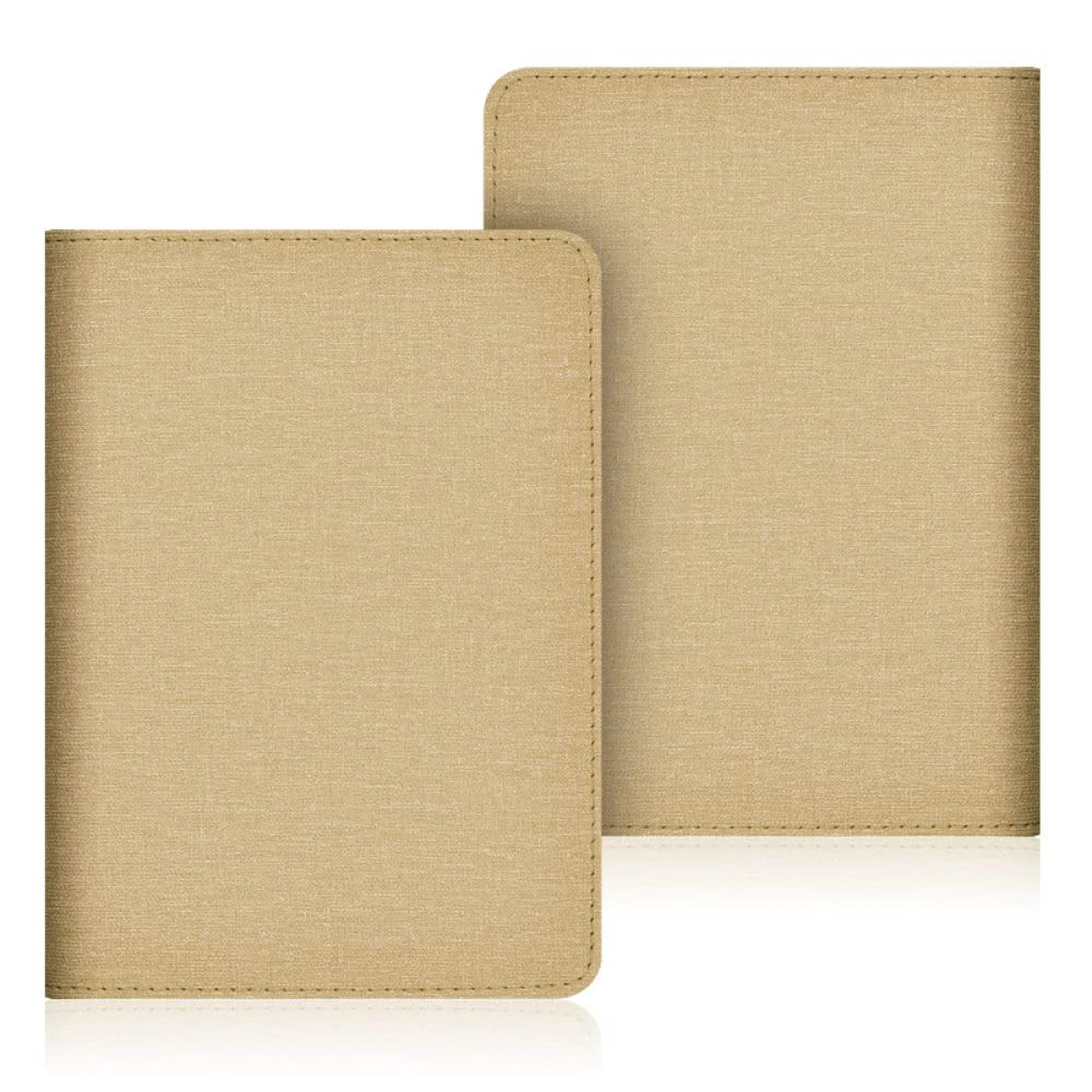 Premium Leather Stand Case for Kindle Paperwhite 5-6.8 Inch (11th Gen 2021) & Signature Edition - Protective Cover with Hand Strap & Auto Wake/Sleep - Golden E-Reader Accessory for Reading, Travel & Gifts