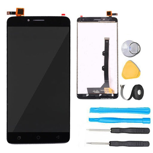 Coolpad T-Mobile REVVL Plus Screen Replacement - Premium LCD + Digitizer Display Repair Kit (C3701A, Black) - Fix Cracked or Damaged Screens for Seamless Smartphone Use